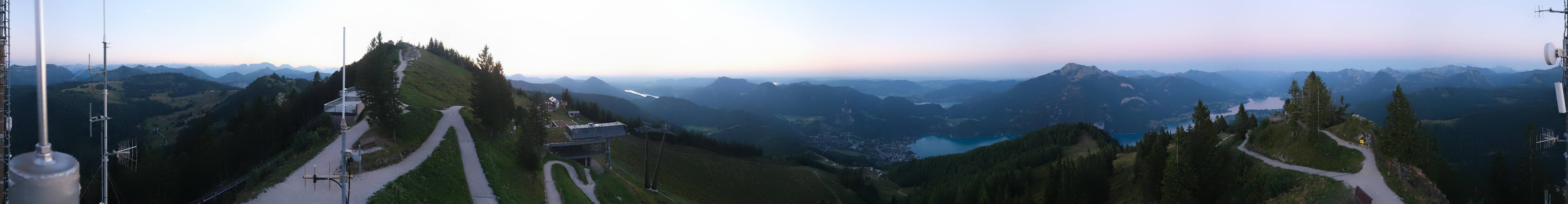 Archiv Foto Webcam Zwölferhorn im Salzkammergut