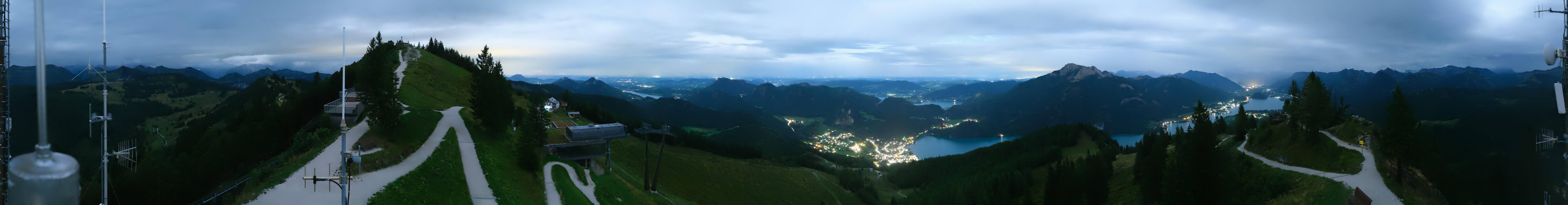 Archiv Foto Webcam Zwölferhorn im Salzkammergut
