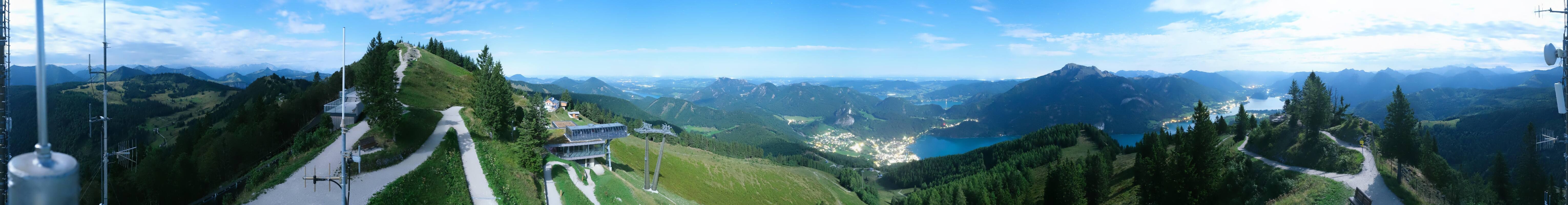 Archiv Foto Webcam Zwölferhorn im Salzkammergut