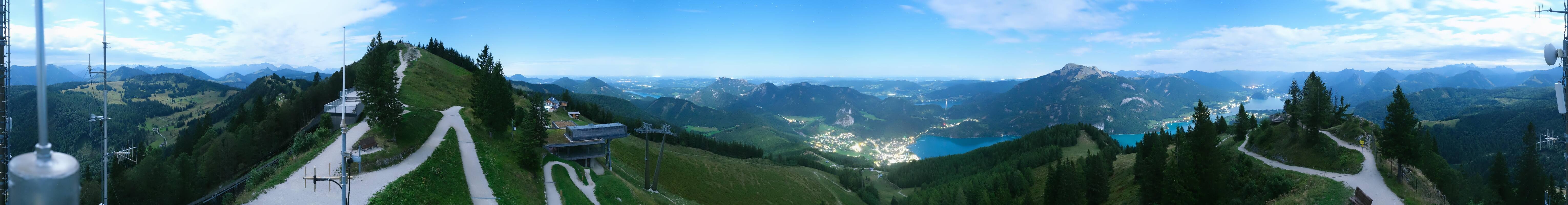 Archiv Foto Webcam Zwölferhorn im Salzkammergut