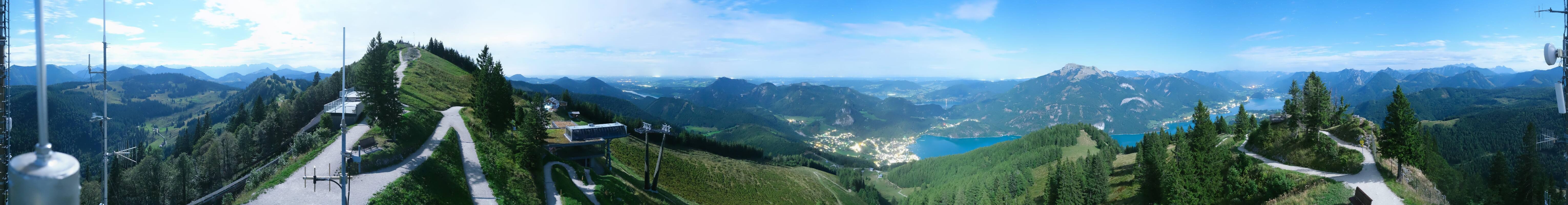 Archiv Foto Webcam Zwölferhorn im Salzkammergut