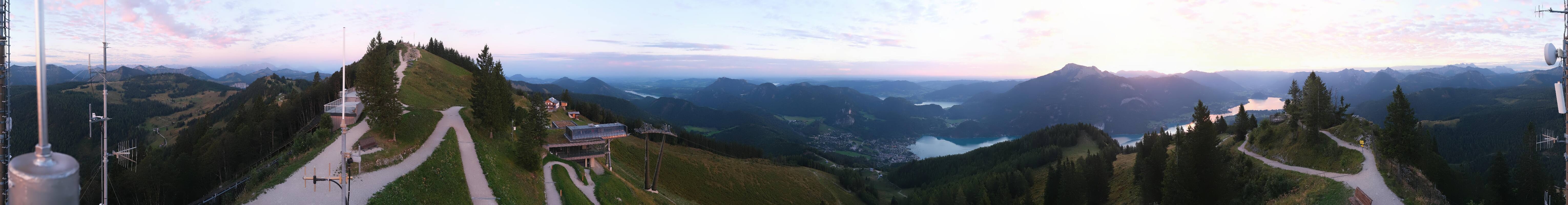 Archiv Foto Webcam Zwölferhorn im Salzkammergut