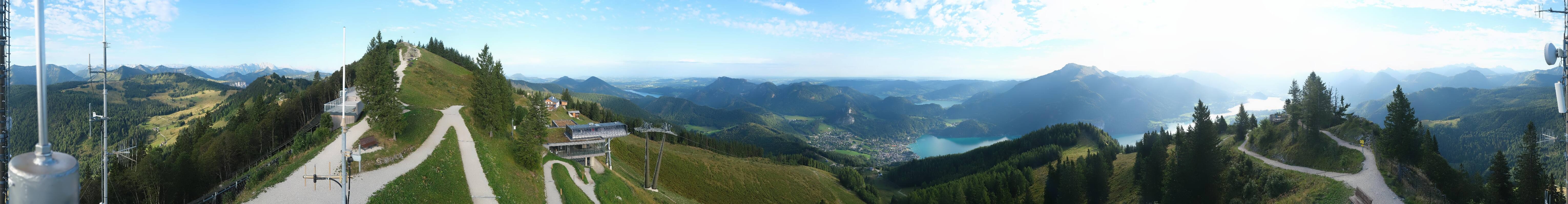 Archiv Foto Webcam Zwölferhorn im Salzkammergut