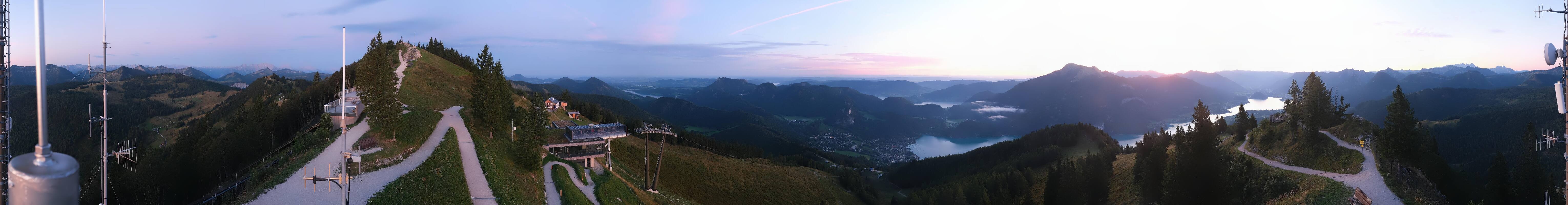 Archiv Foto Webcam Zwölferhorn im Salzkammergut