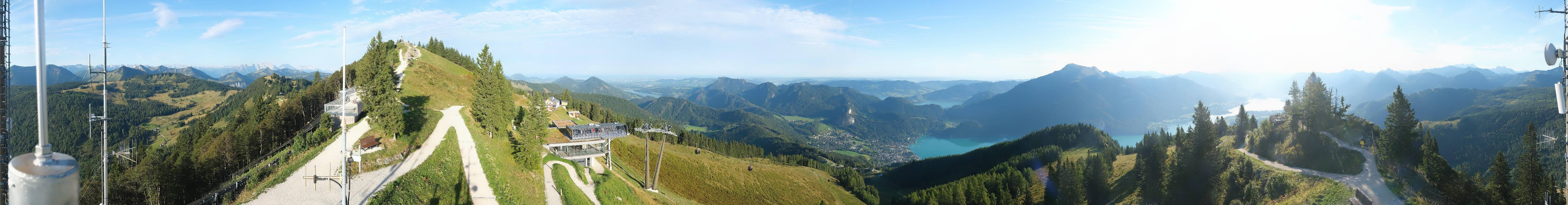 Archiv Foto Webcam Zwölferhorn im Salzkammergut