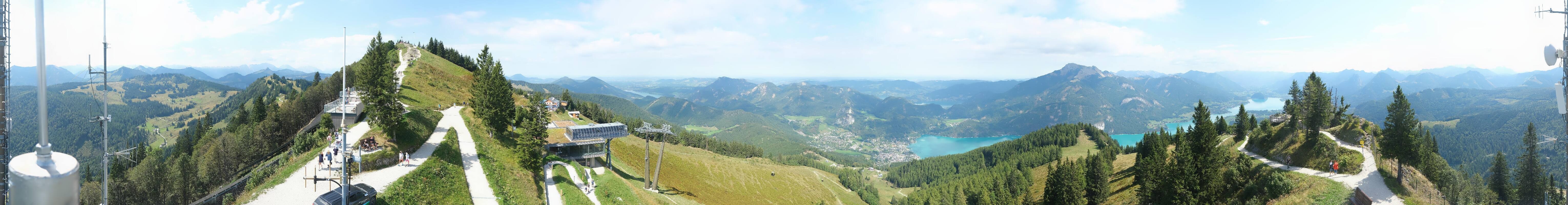 Archiv Foto Webcam Zwölferhorn im Salzkammergut
