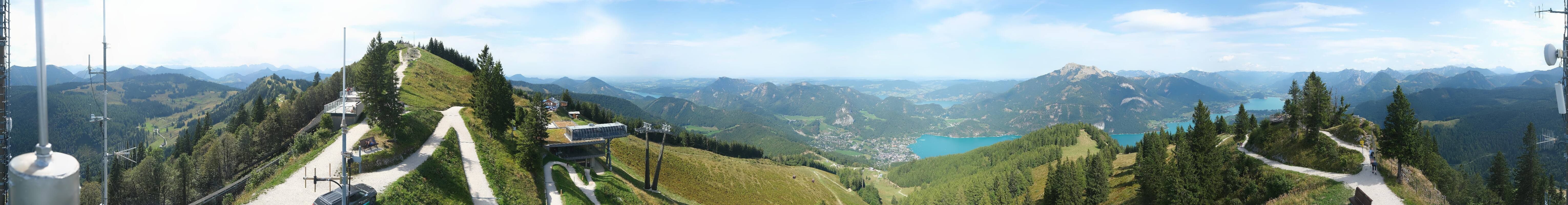 Archiv Foto Webcam Zwölferhorn im Salzkammergut