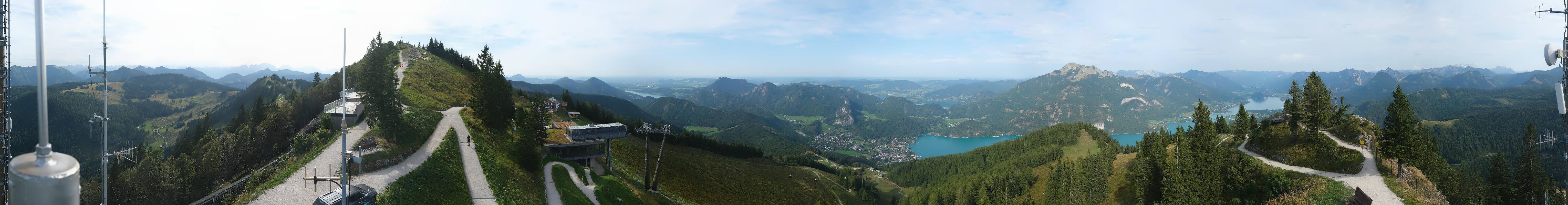 Archiv Foto Webcam Zwölferhorn im Salzkammergut