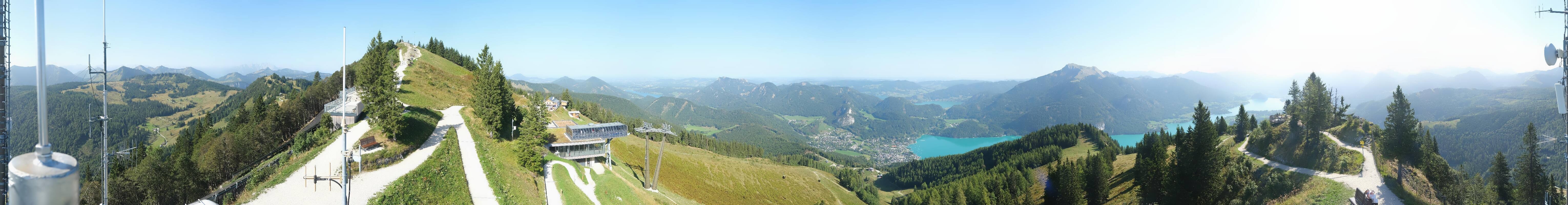 Archiv Foto Webcam Zwölferhorn im Salzkammergut
