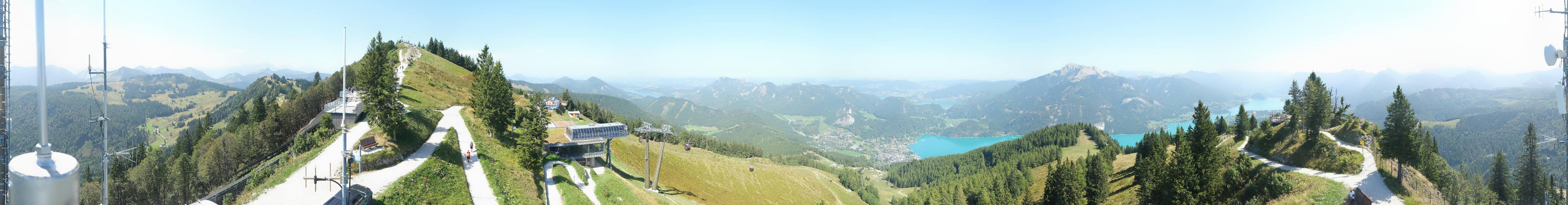 Archiv Foto Webcam Zwölferhorn im Salzkammergut