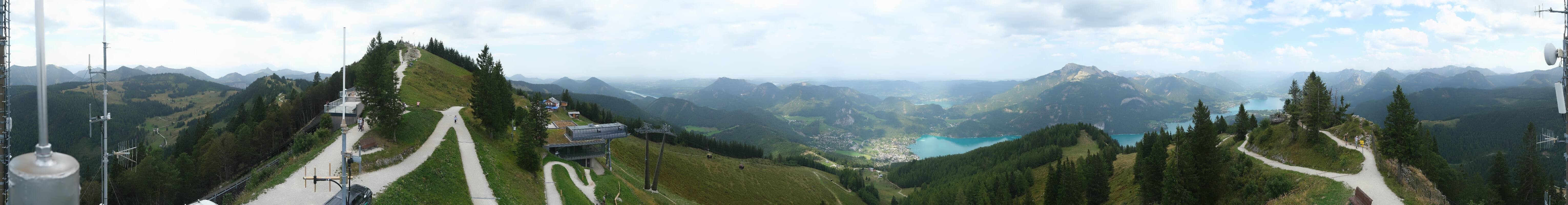 Archiv Foto Webcam Zwölferhorn im Salzkammergut