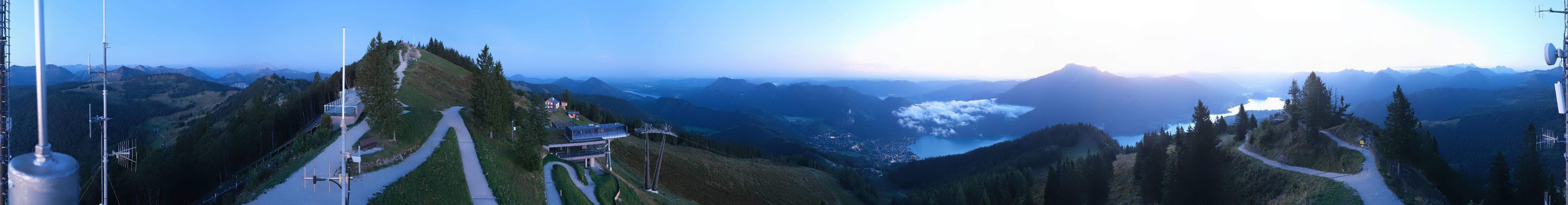 Archiv Foto Webcam Zwölferhorn im Salzkammergut