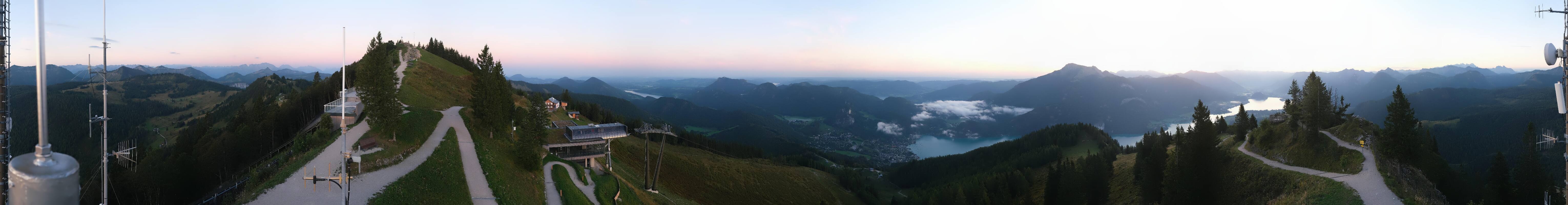 Archiv Foto Webcam Zwölferhorn im Salzkammergut