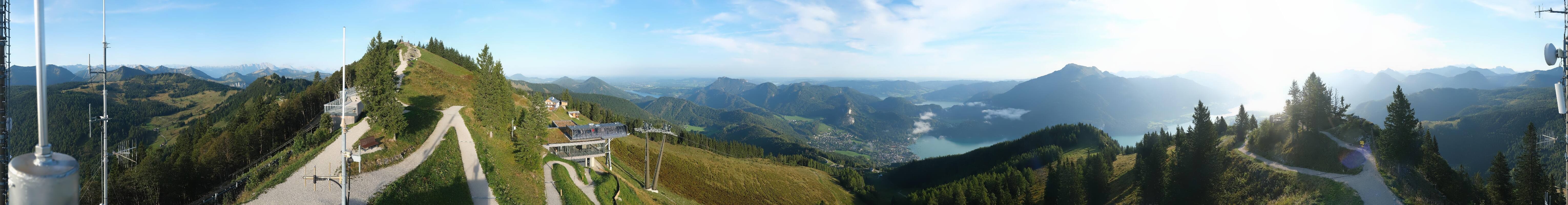 Archiv Foto Webcam Zwölferhorn im Salzkammergut