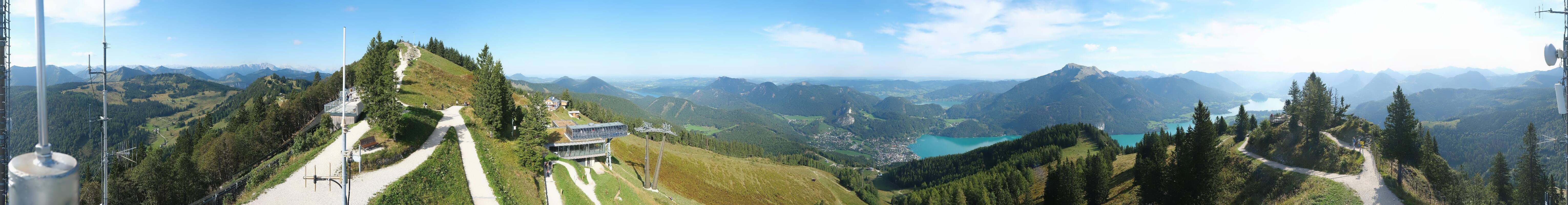Archiv Foto Webcam Zwölferhorn im Salzkammergut