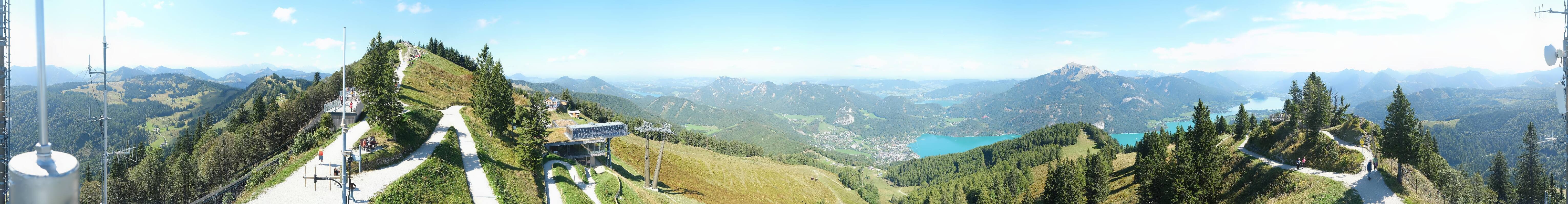 Archiv Foto Webcam Zwölferhorn im Salzkammergut