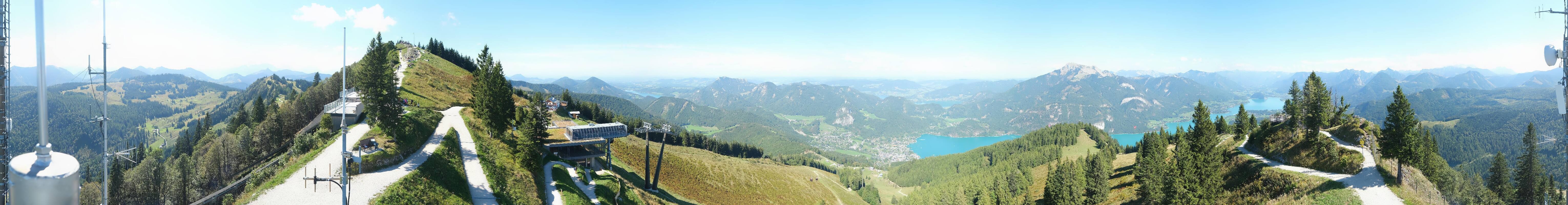Archiv Foto Webcam Zwölferhorn im Salzkammergut
