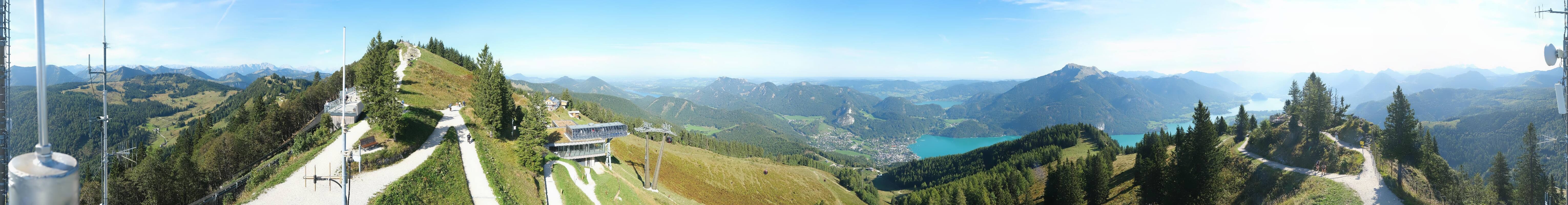 Archiv Foto Webcam Zwölferhorn im Salzkammergut