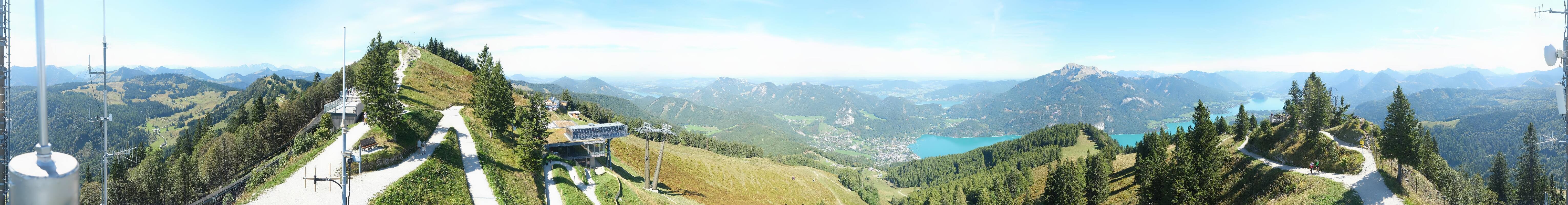 Archiv Foto Webcam Zwölferhorn im Salzkammergut