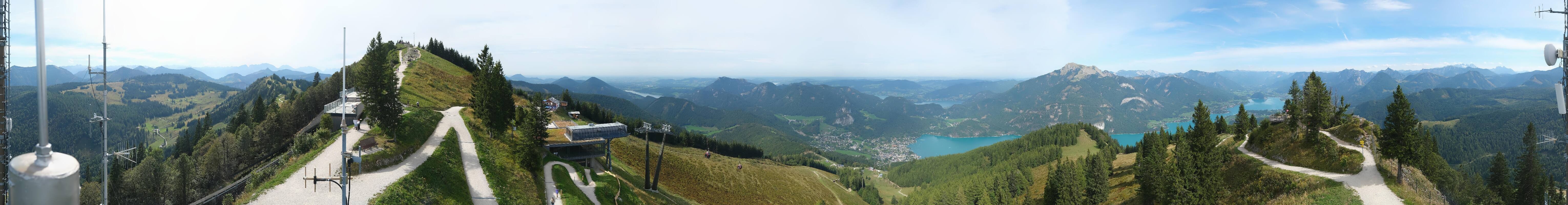 Archiv Foto Webcam Zwölferhorn im Salzkammergut