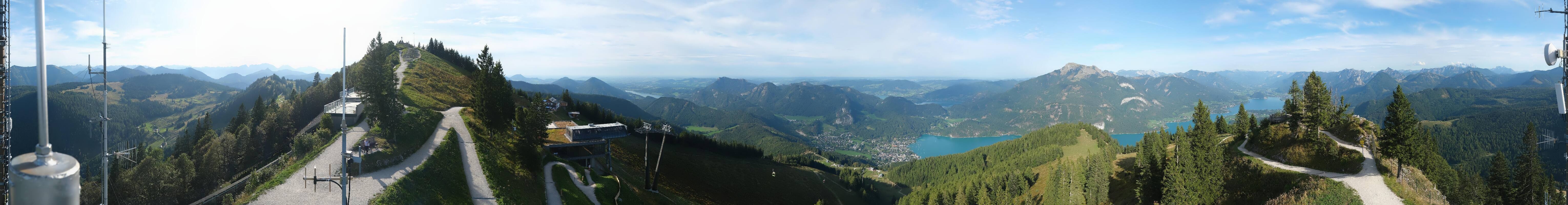 Archiv Foto Webcam Zwölferhorn im Salzkammergut
