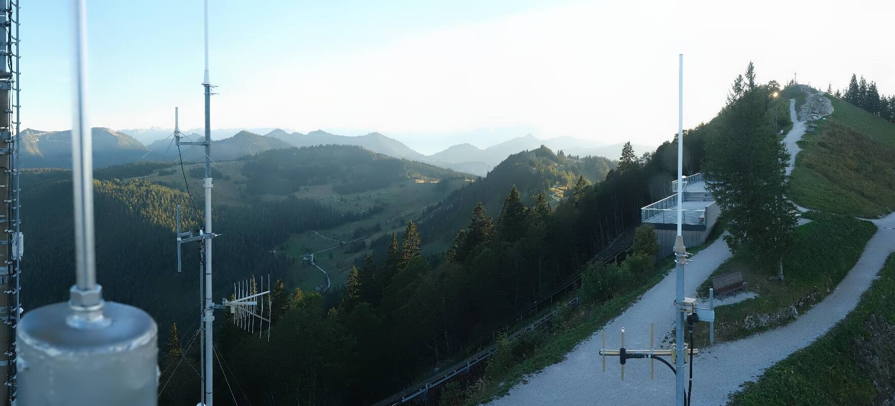 Archiv Foto Webcam Zwölferhorn im Salzkammergut