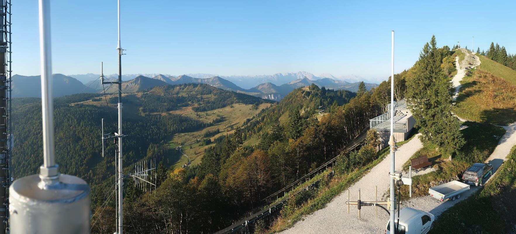 Archiv Foto Webcam Zwölferhorn im Salzkammergut
