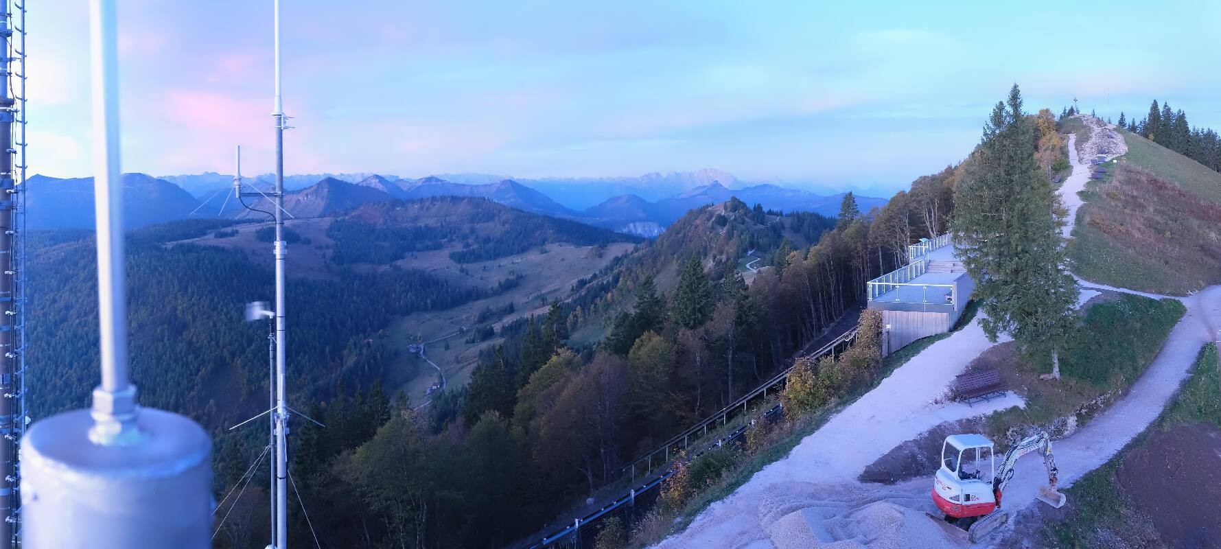 Archiv Foto Webcam Zwölferhorn im Salzkammergut
