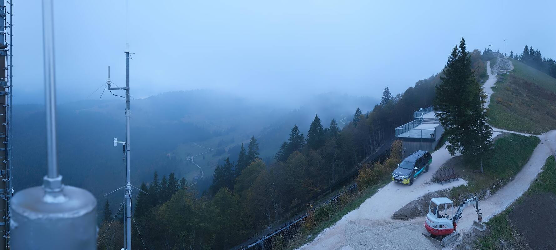 Archiv Foto Webcam Zwölferhorn im Salzkammergut
