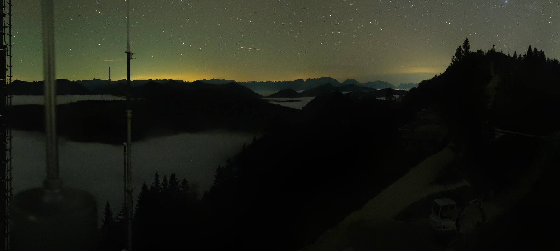 Archiv Foto Webcam Zwölferhorn im Salzkammergut