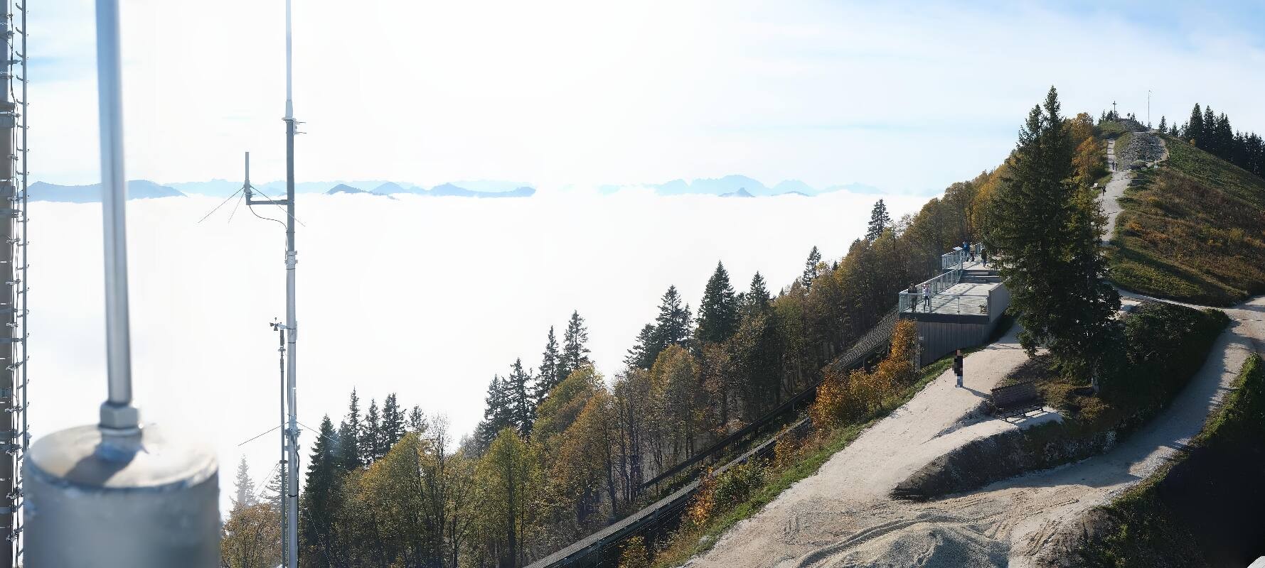 Archiv Foto Webcam Zwölferhorn im Salzkammergut