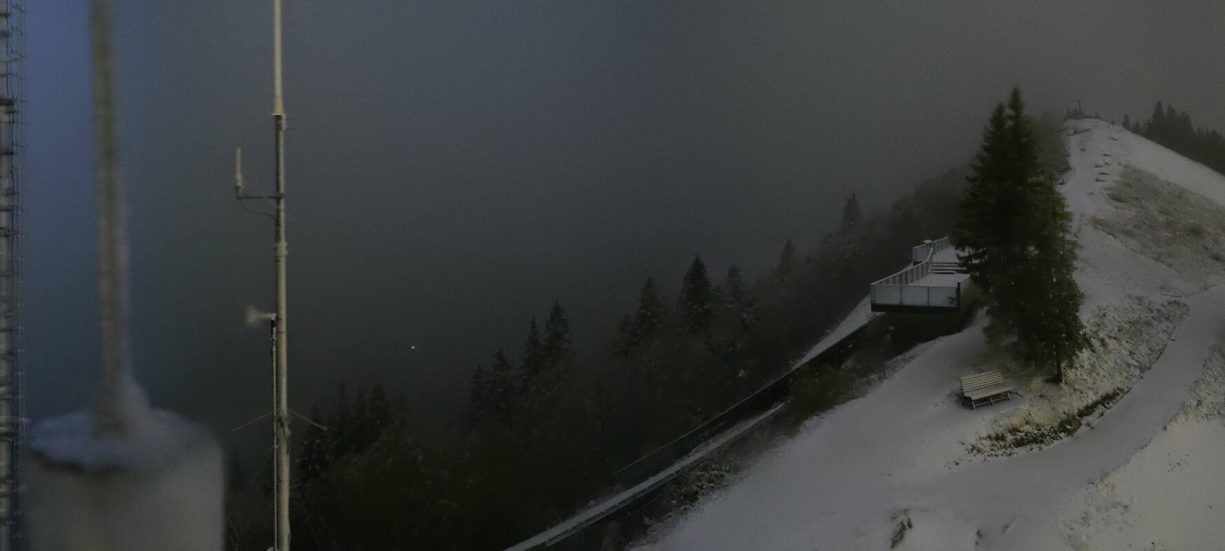 Archiv Foto Webcam Zwölferhorn im Salzkammergut