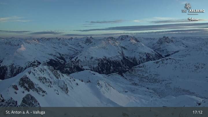 Archived image Webcam Valluga mountain in St. Anton