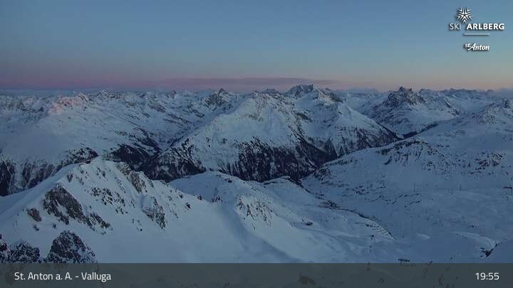 Archiv Foto Webcam St. Anton: Ausblick Valluga