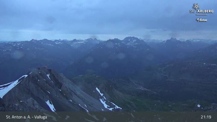 Archiv Foto Webcam St. Anton: Ausblick Valluga