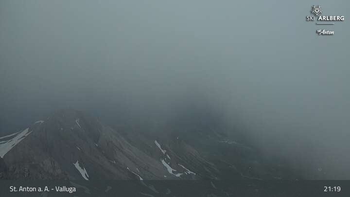 Archiv Foto Webcam St. Anton: Ausblick Valluga