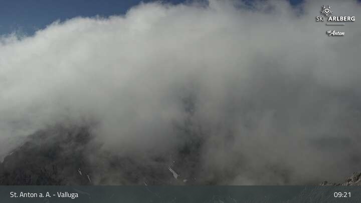 Archiv Foto Webcam St. Anton: Ausblick Valluga