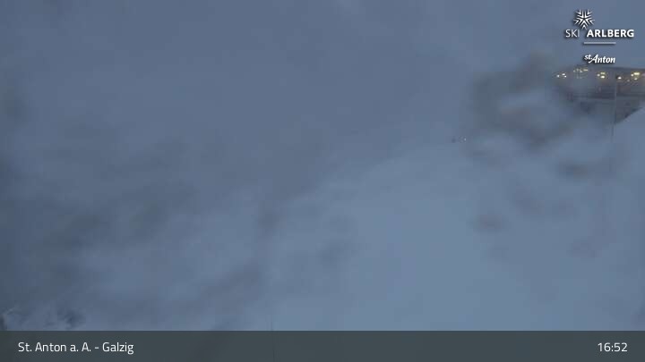 Archiv Foto Webcam St. Anton am Arlberg - Galzig Bergstation