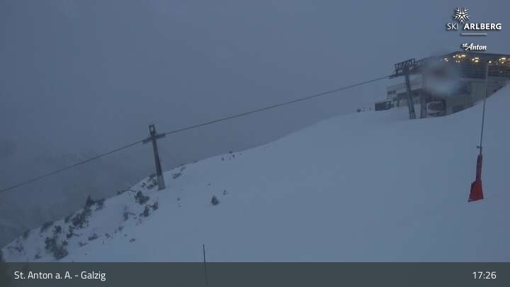 Archiv Foto Webcam St. Anton am Arlberg - Galzig Bergstation
