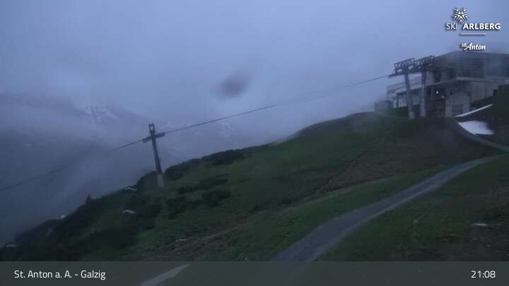 Archiv Foto Webcam St. Anton am Arlberg - Galzig Bergstation