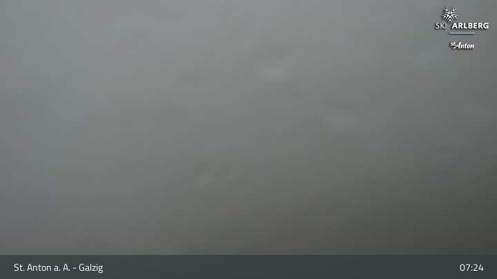 Archived image Webcam Galzig Mountain (St. Anton)