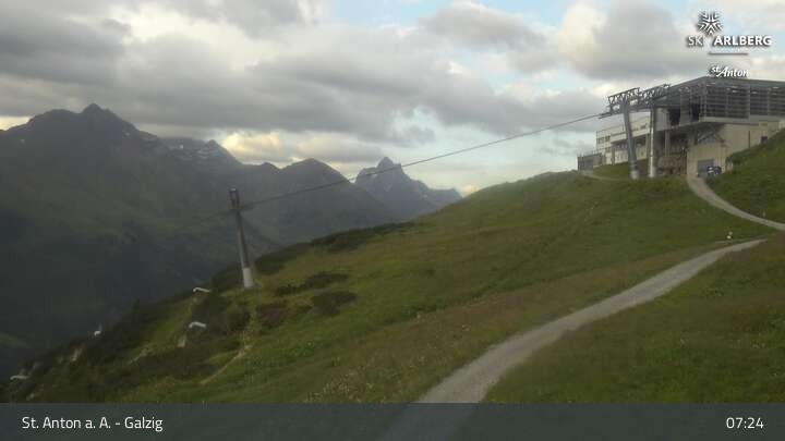 Archiv Foto Webcam St. Anton am Arlberg - Galzig Bergstation