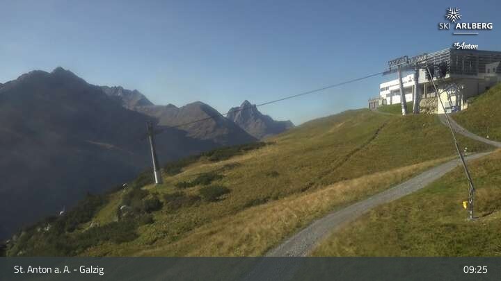 Archiv Foto Webcam St. Anton am Arlberg - Galzig Bergstation