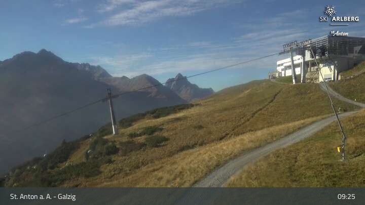 Archiv Foto Webcam St. Anton am Arlberg - Galzig Bergstation