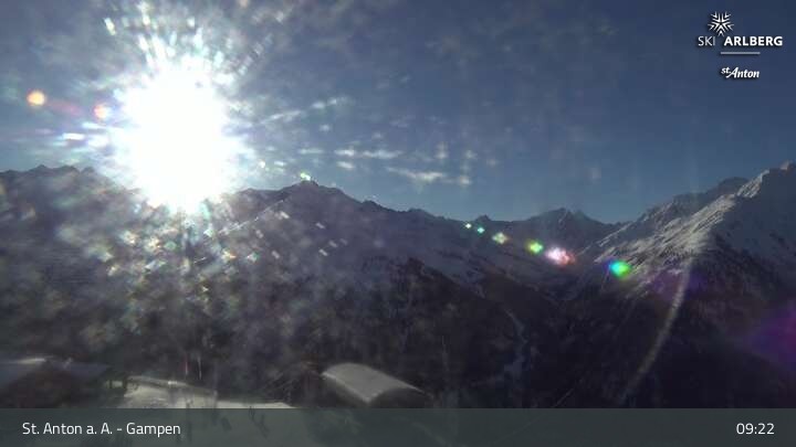 Archived image Webcam Gampen (Mountain Restaurant)