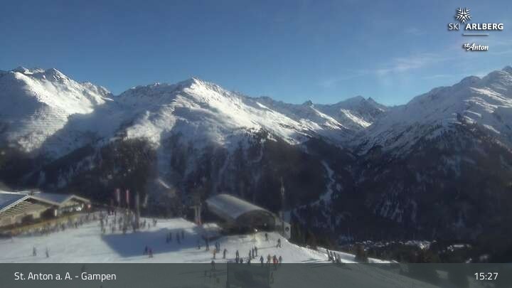 Archived image Webcam Gampen (Mountain Restaurant)