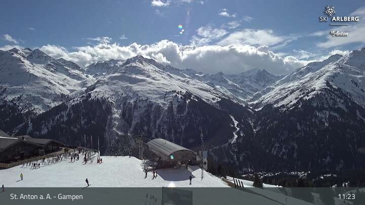 Archiv Foto Webcam Gampen Restaurant