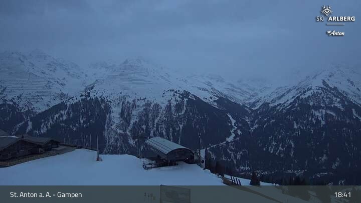 Archiv Foto Webcam Gampen Restaurant