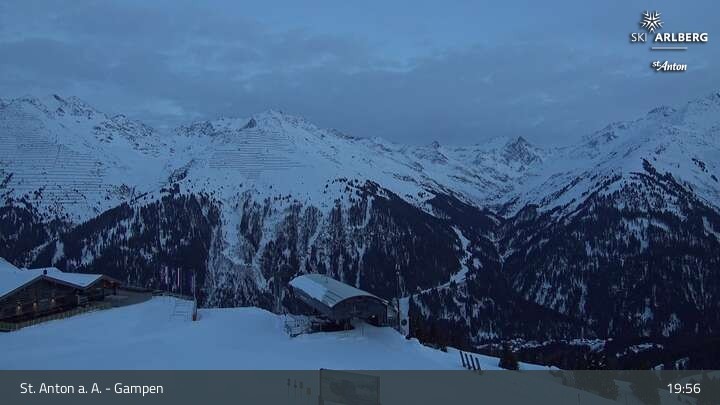 Archived image Webcam Gampen (Mountain Restaurant)