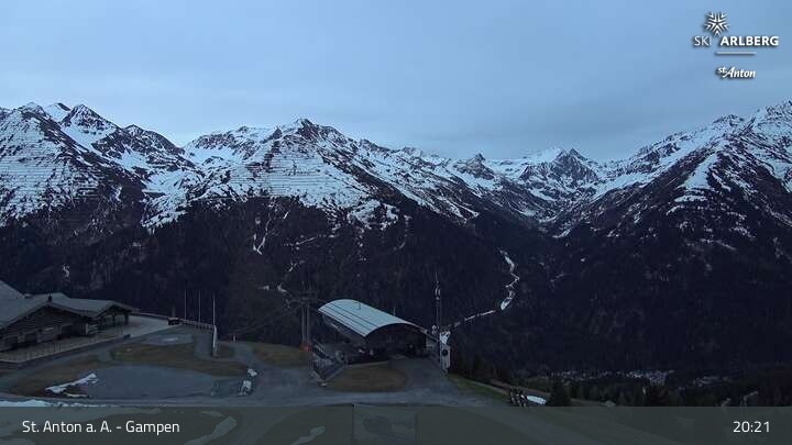 Archived image Webcam Gampen (Mountain Restaurant)